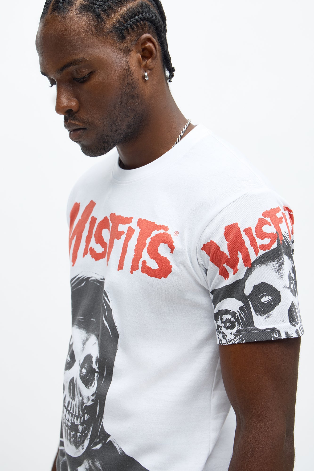 Misfits American Psycho Short Sleeve Tee - White