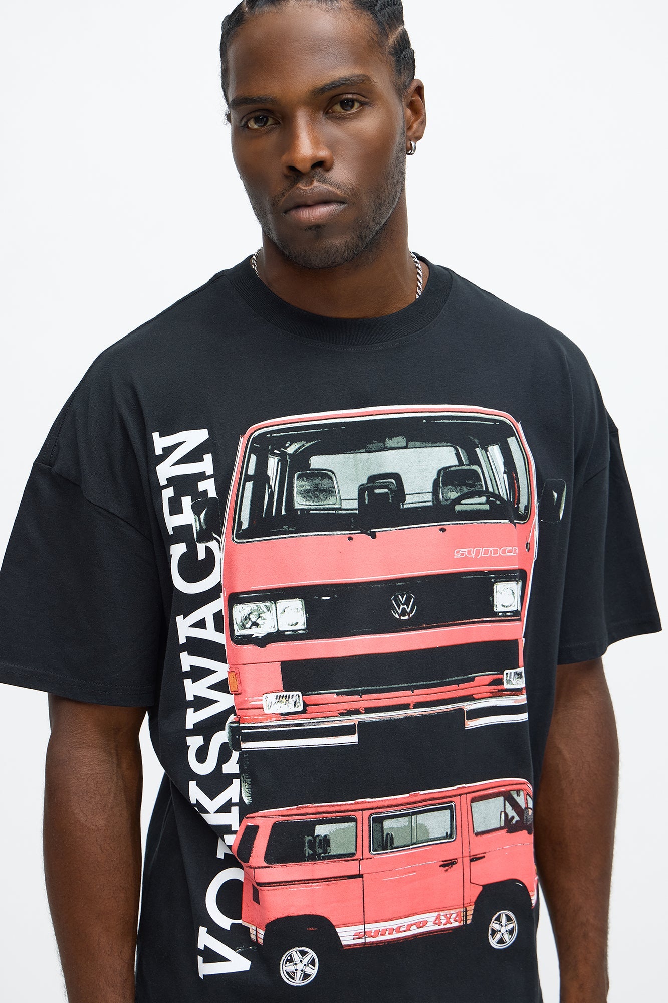 Volkswagen Bus Short Sleeve Tee - Black Wash