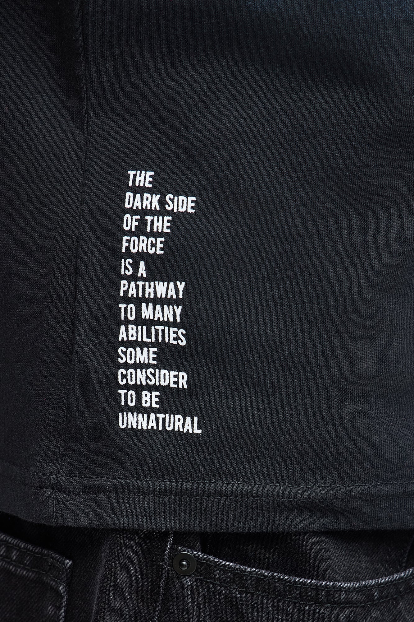 Star Wars All Hail Palpatine Oversized Short Sleeve Tee - Black