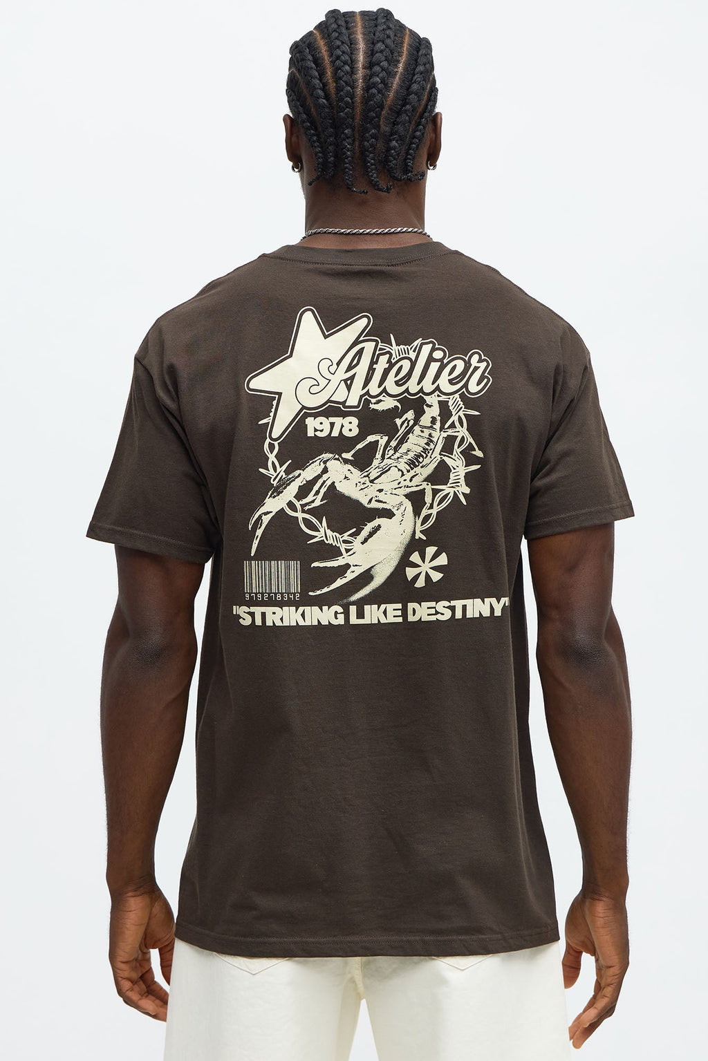 Striking Like Destiny Short Sleeve Tee - Brown