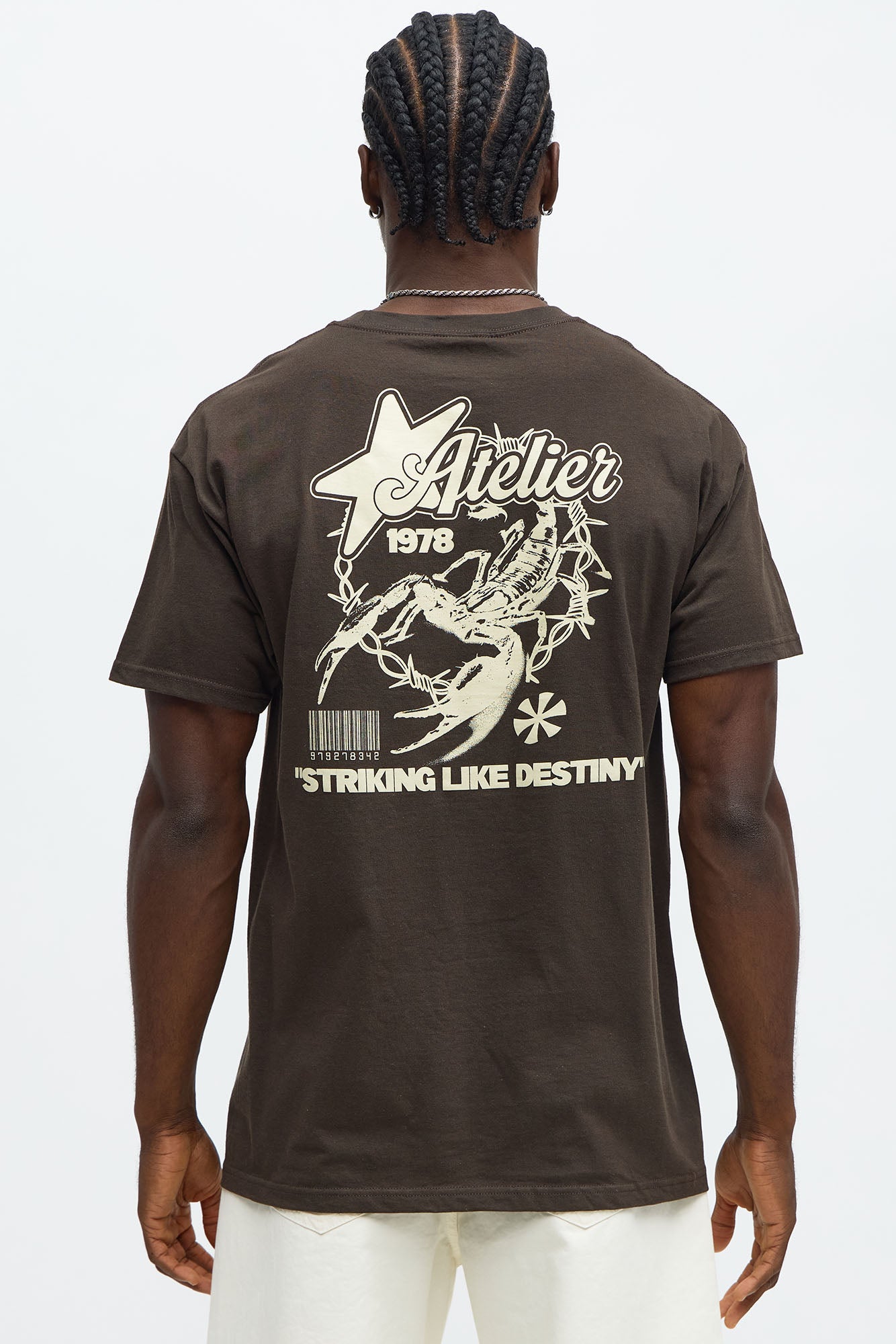 Striking Like Destiny Short Sleeve Tee - Brown