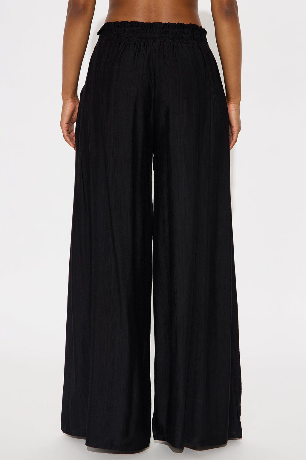 Meet At Sunset Wide Leg Pant - Black