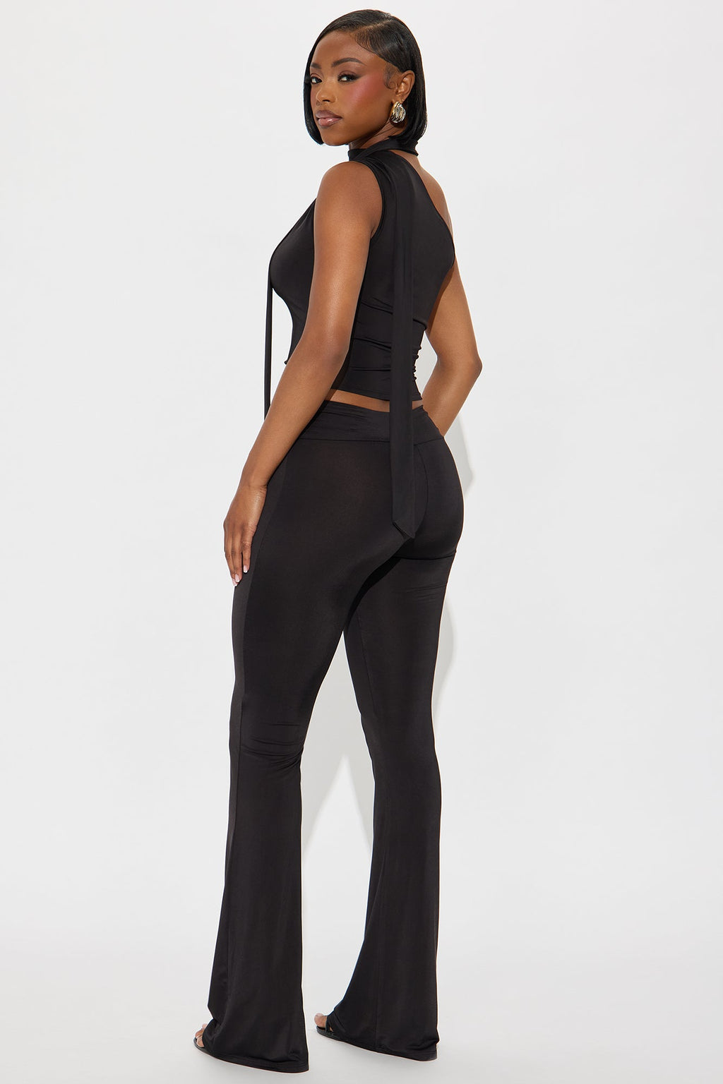 Alaina 3 Piece Pant Set - Black