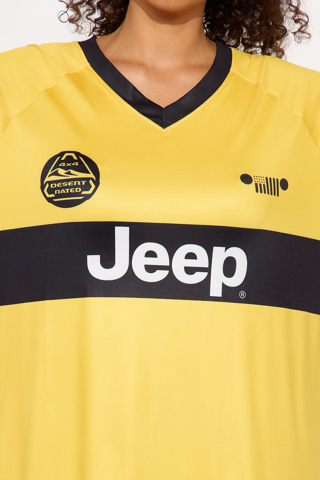 Jeep Wrangler Long Sleeve Jersey  - Black/Yellow