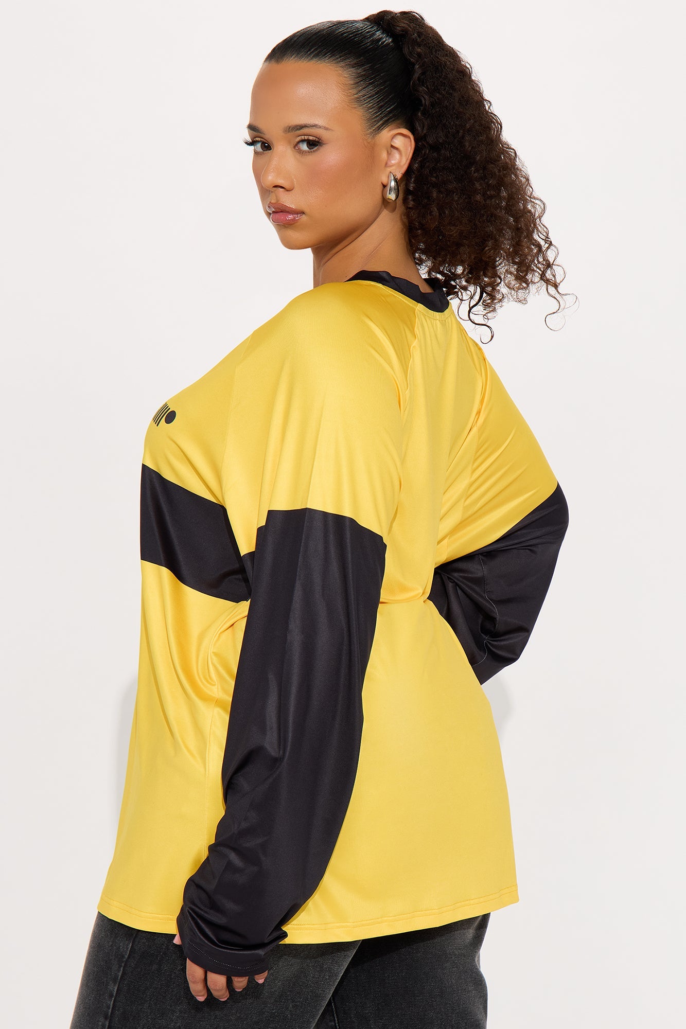 Jeep Wrangler Long Sleeve Jersey  - Black/Yellow