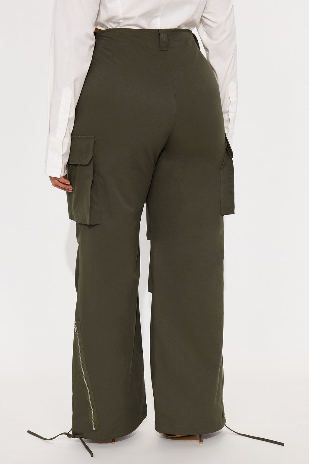 Break The Routine Cargo Jogger Pants - Dark Olive