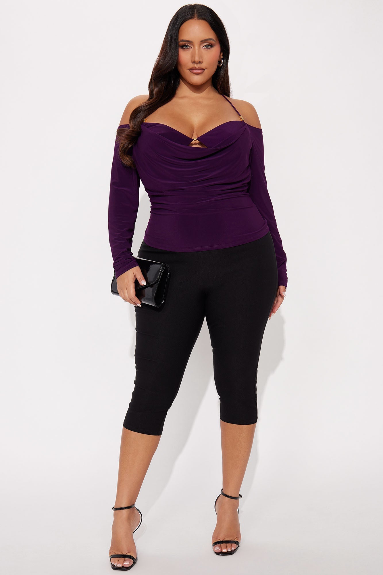 Odelia Long Sleeve Top - Plum