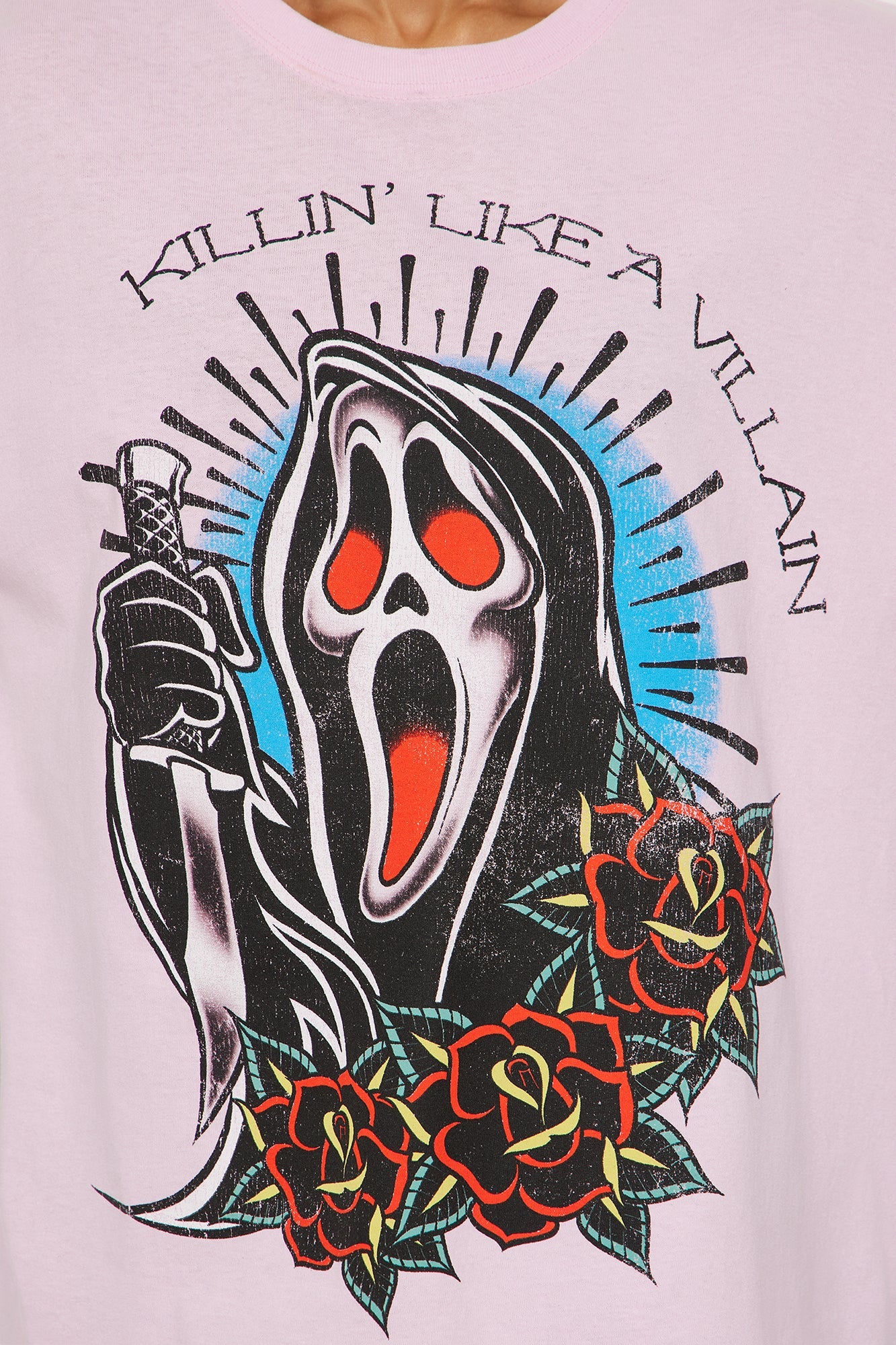 Ghost Face Killin Like a Villian - Light Pink