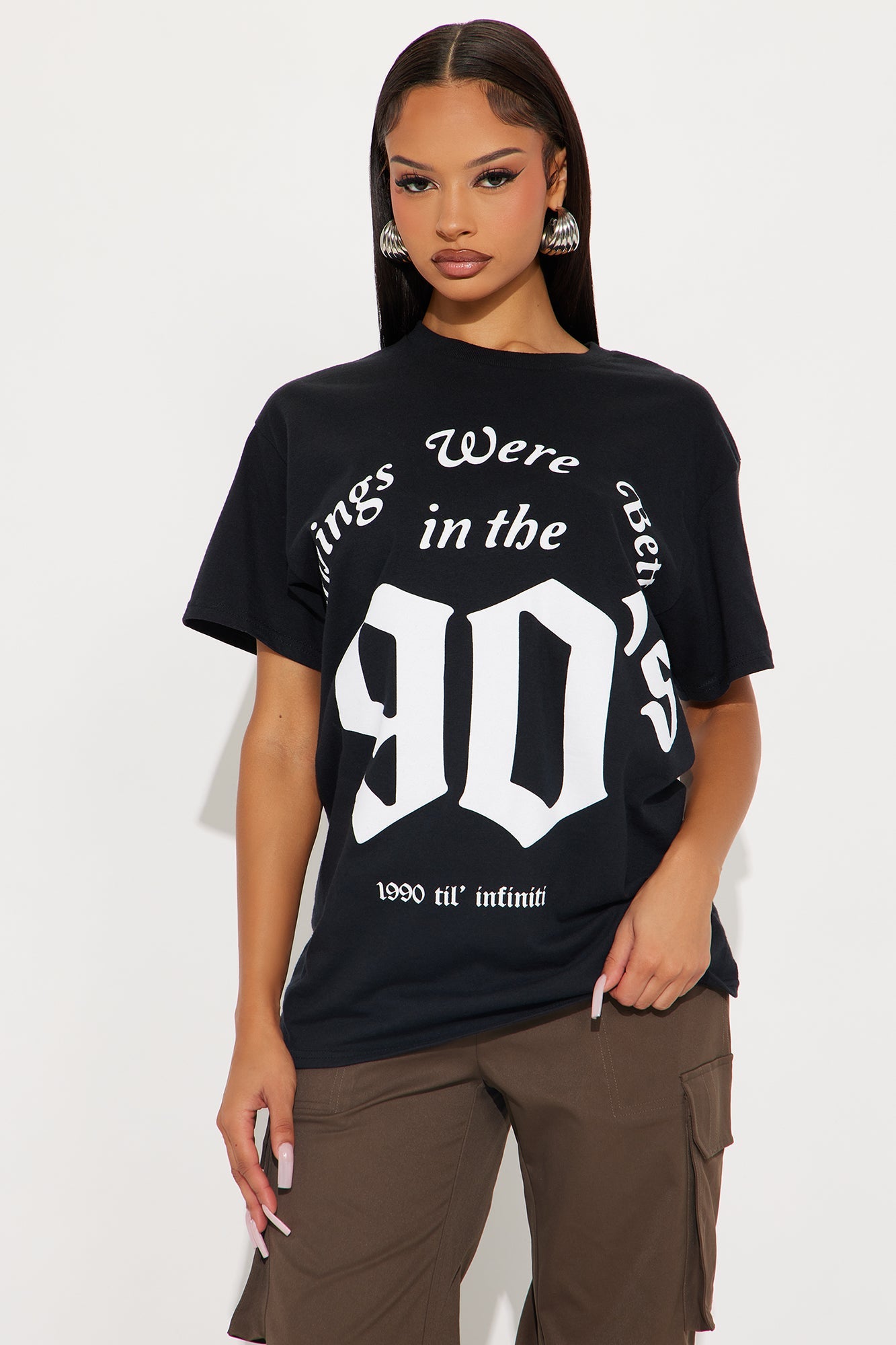 Better In The 90s Tee - Black
