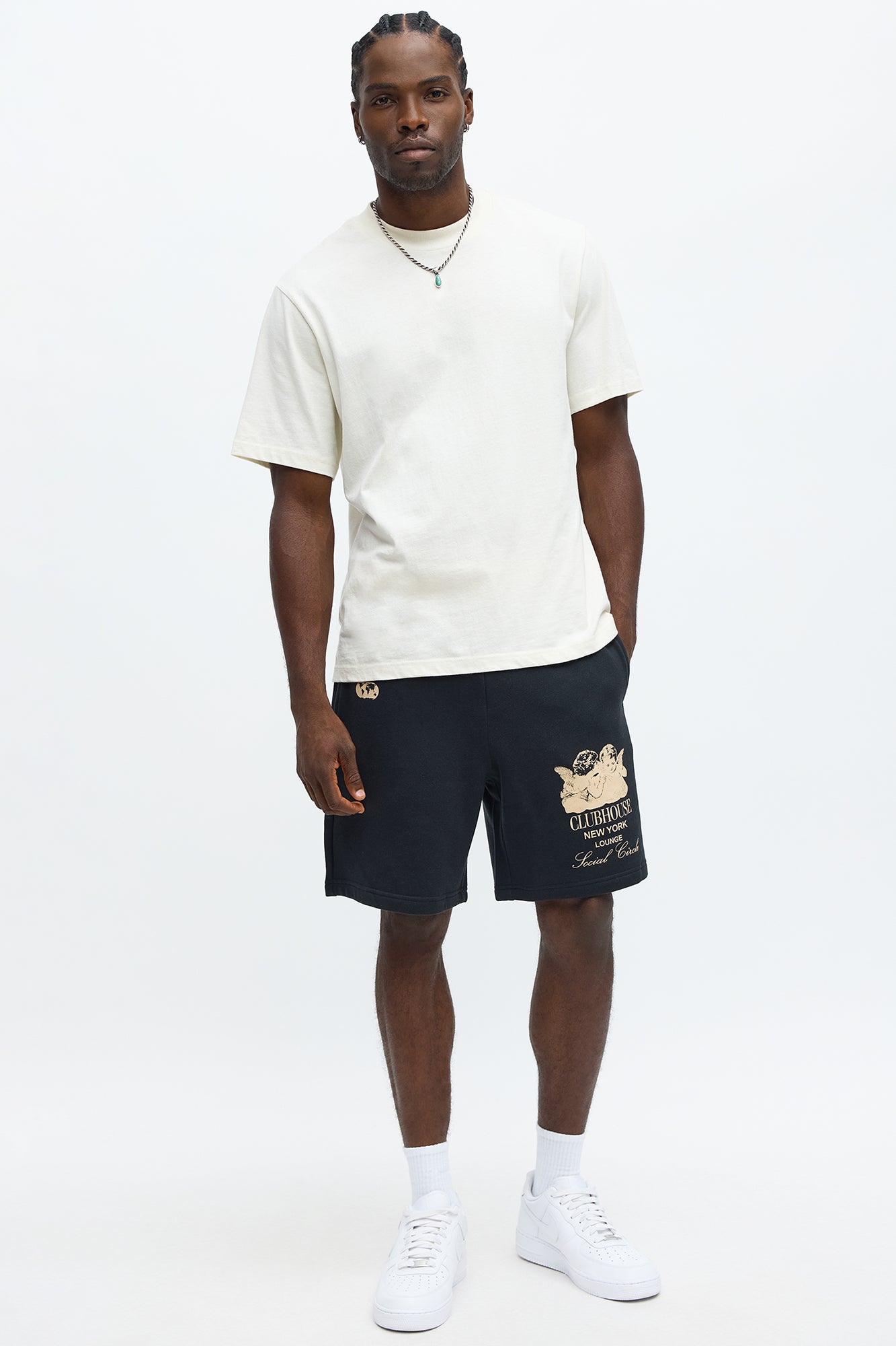 Clubhouse NYC Sweatshort - Black/combo
