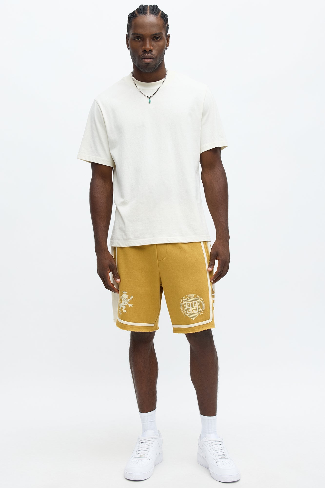 Los Angeles Royality Sweatshort - Yellow/combo