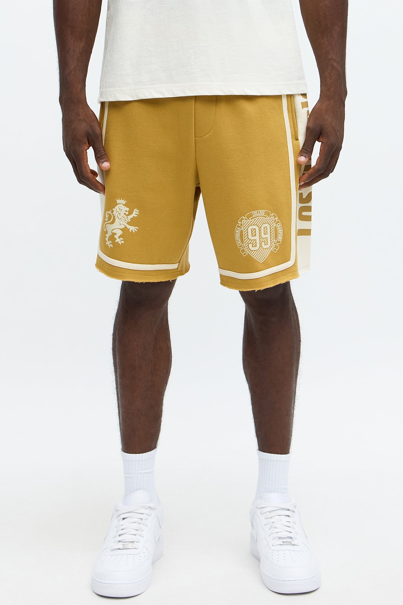 Los Angeles Royality Sweatshort - Yellow/combo