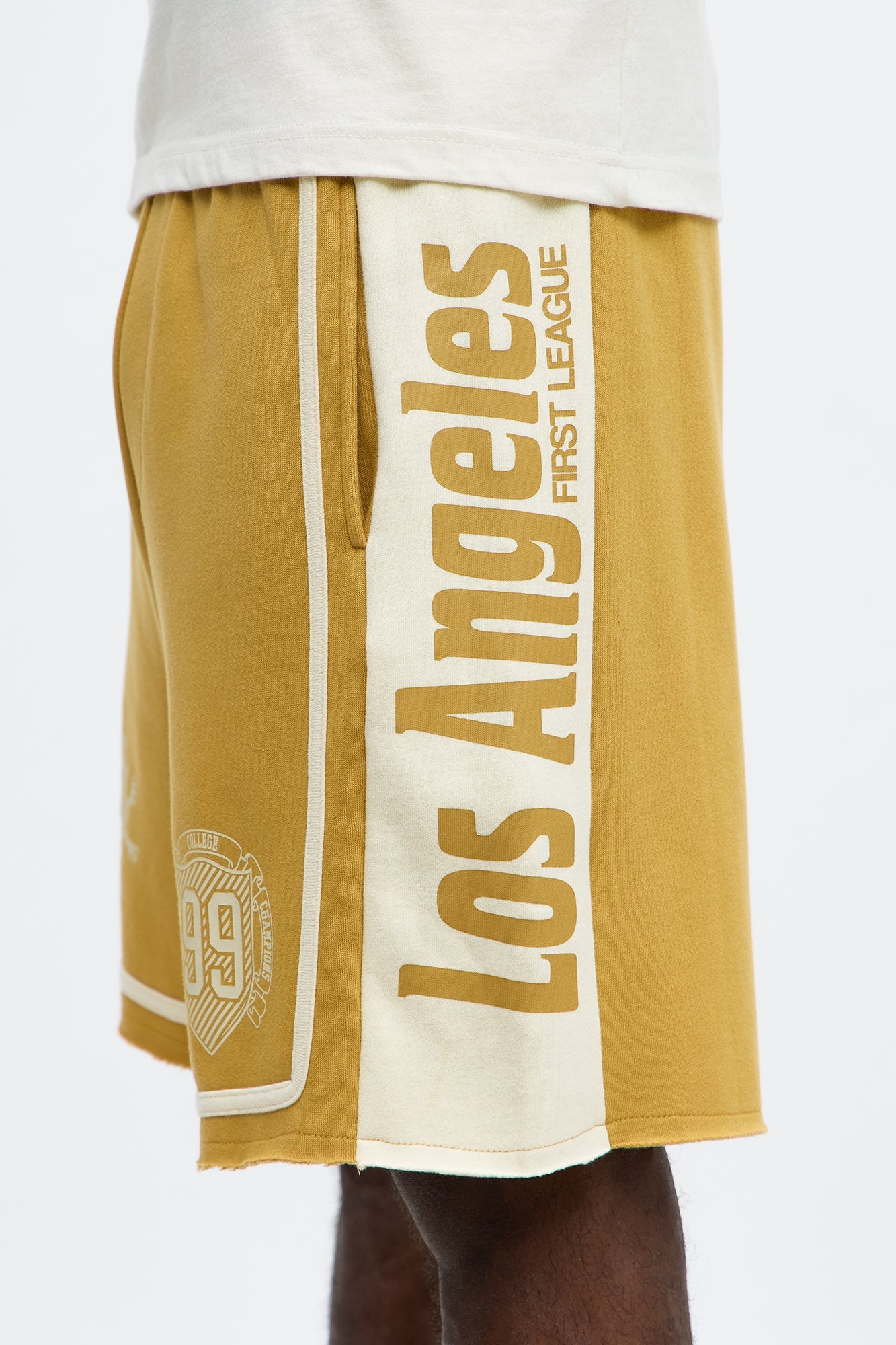 Los Angeles Royality Sweatshort - Yellow/combo