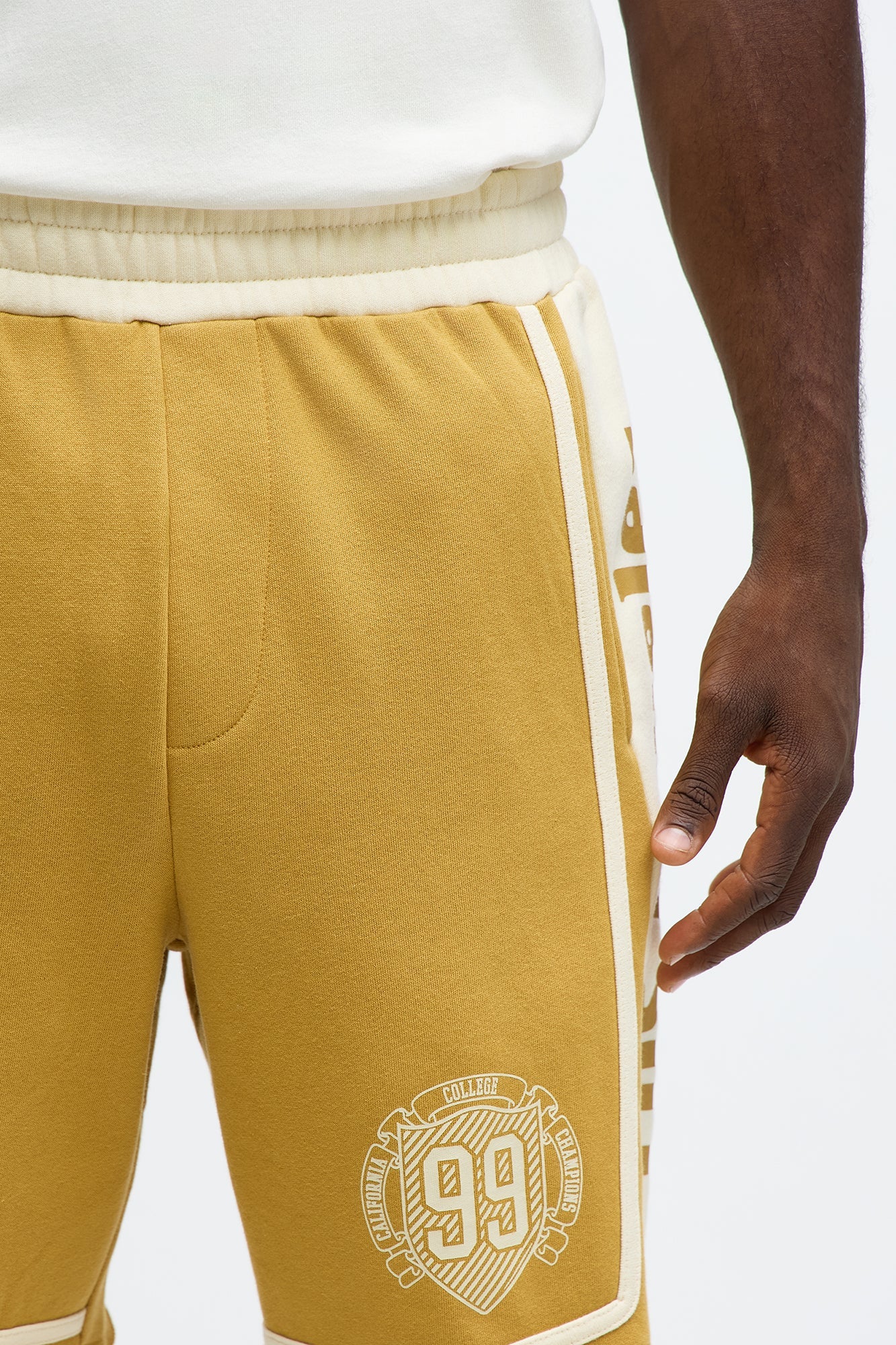 Los Angeles Royality Sweatshort - Yellow/combo
