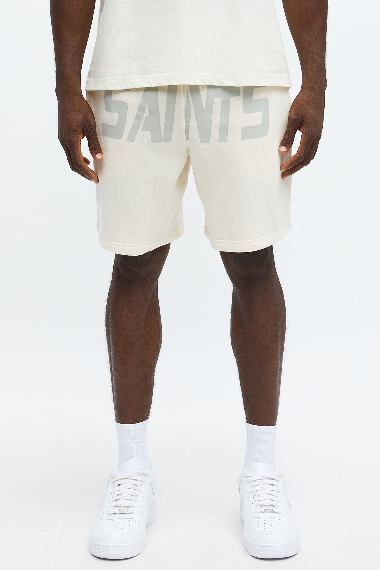 Big Saints Sweatshort - Cream
