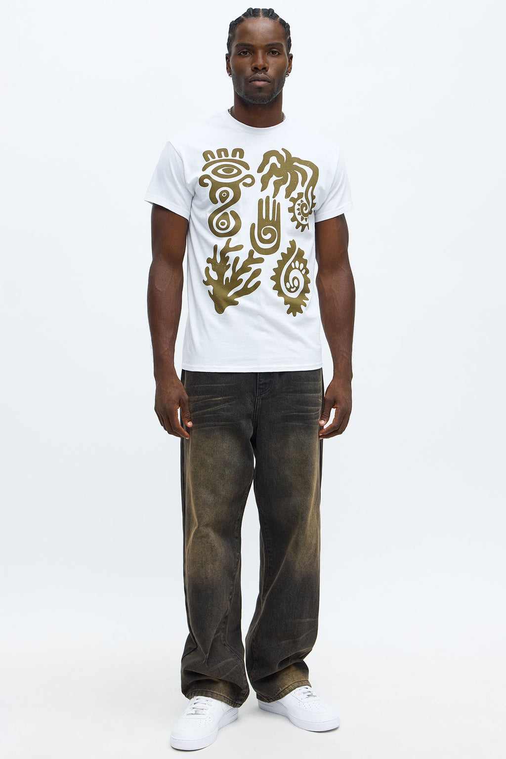 Oceanic Art Short Sleeve Tee - White