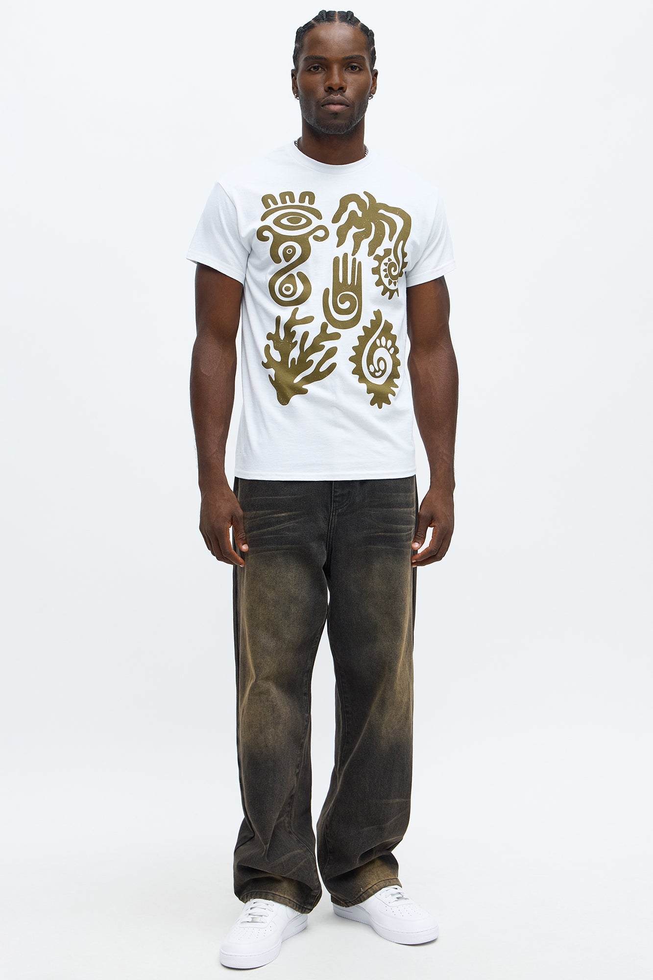 Oceanic Art Short Sleeve Tee - White