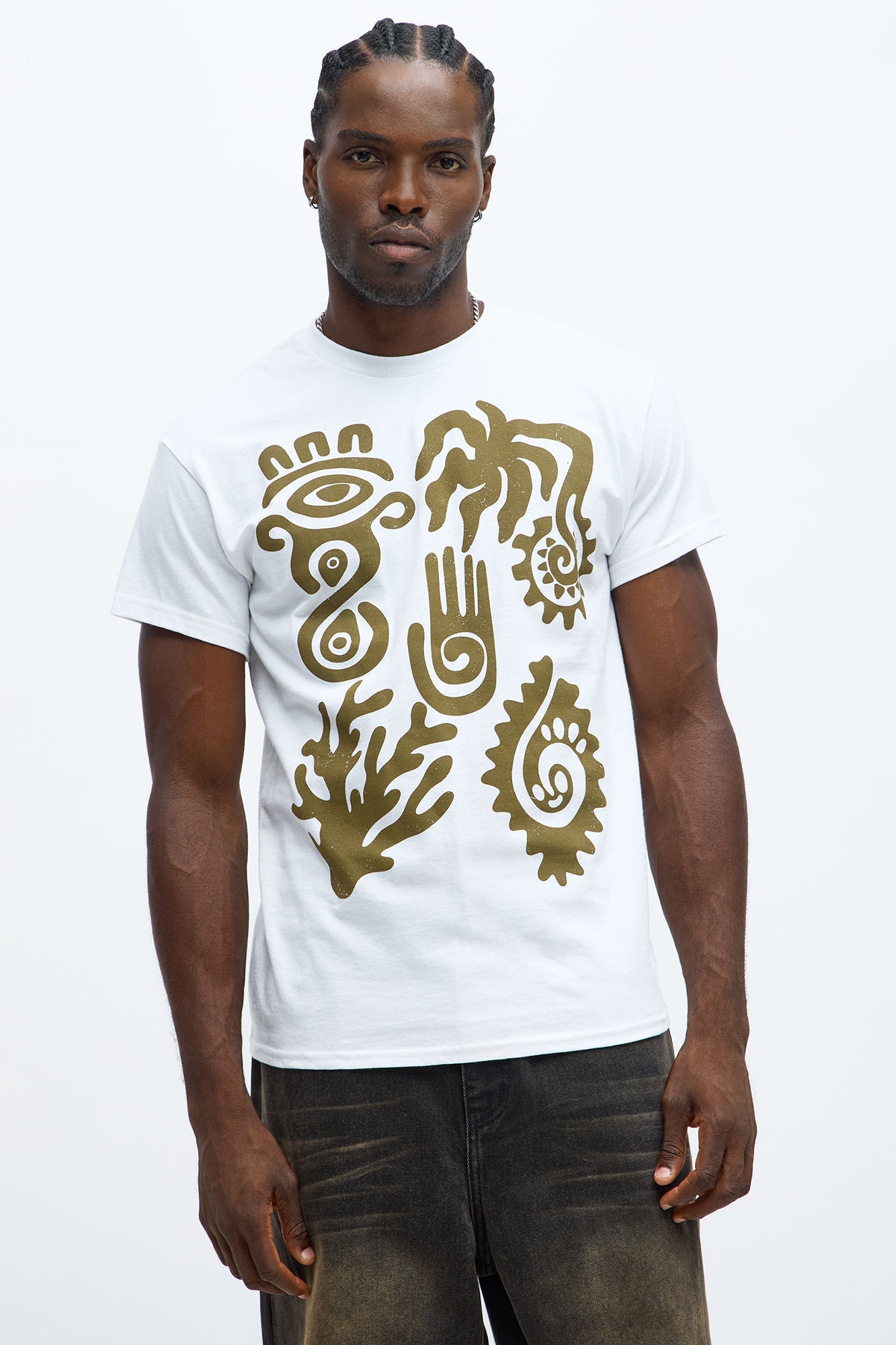 Oceanic Art Short Sleeve Tee - White