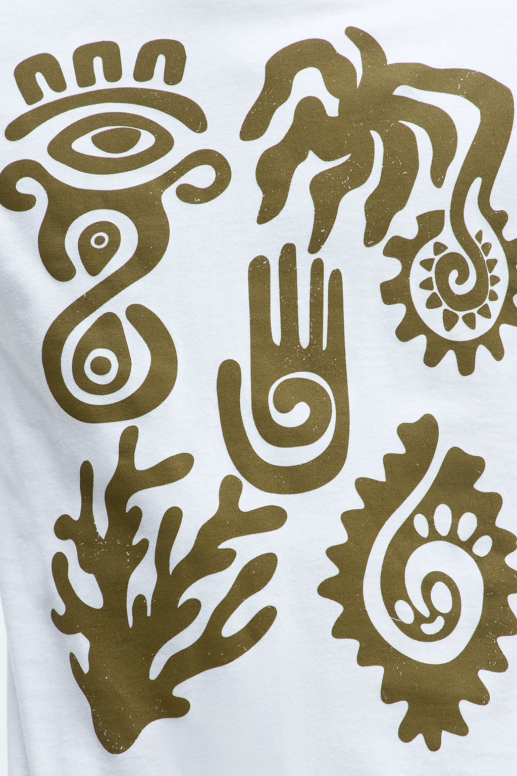 Oceanic Art Short Sleeve Tee - White