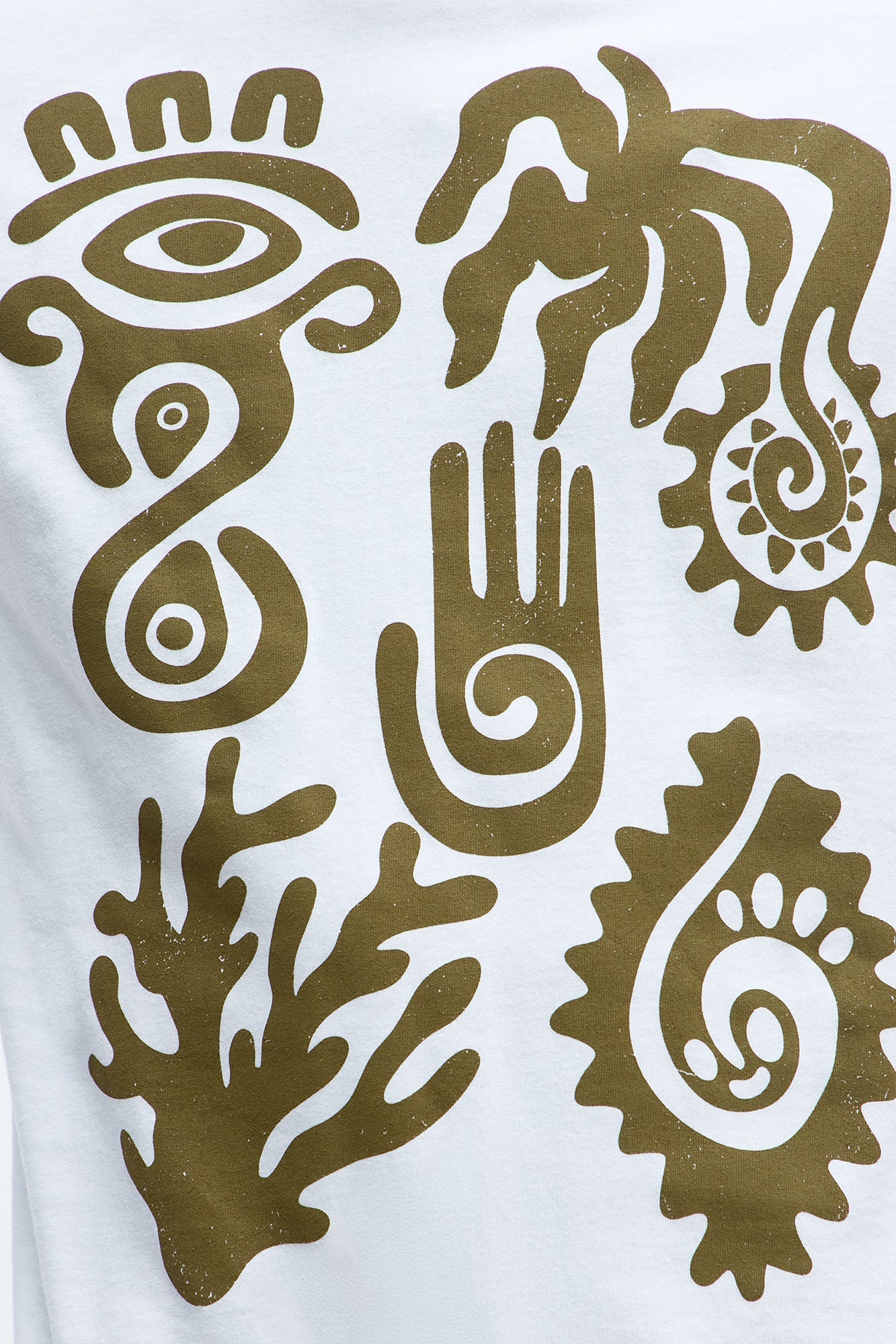 Oceanic Art Short Sleeve Tee - White