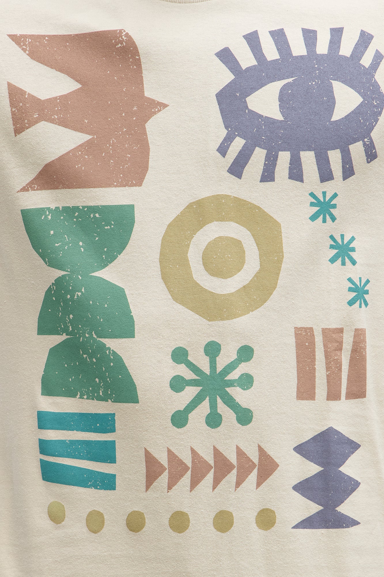 Desert Hieroglyphics Short Sleeve Tee - Sand