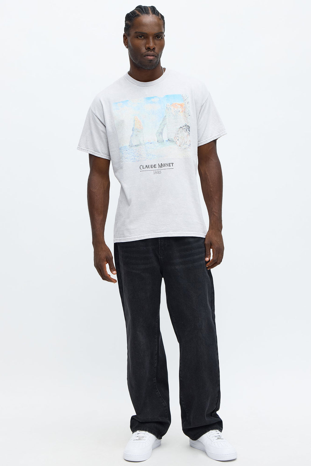 Monet Cliffside Short Sleeve Tee - Grey
