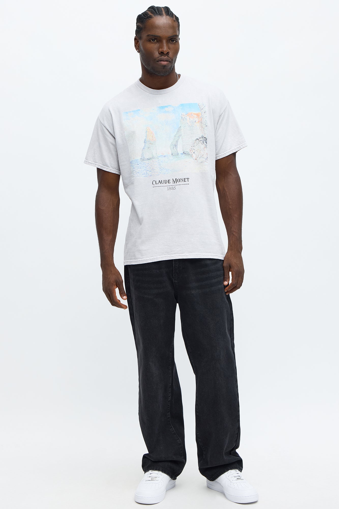 Monet Cliffside Short Sleeve Tee - Grey
