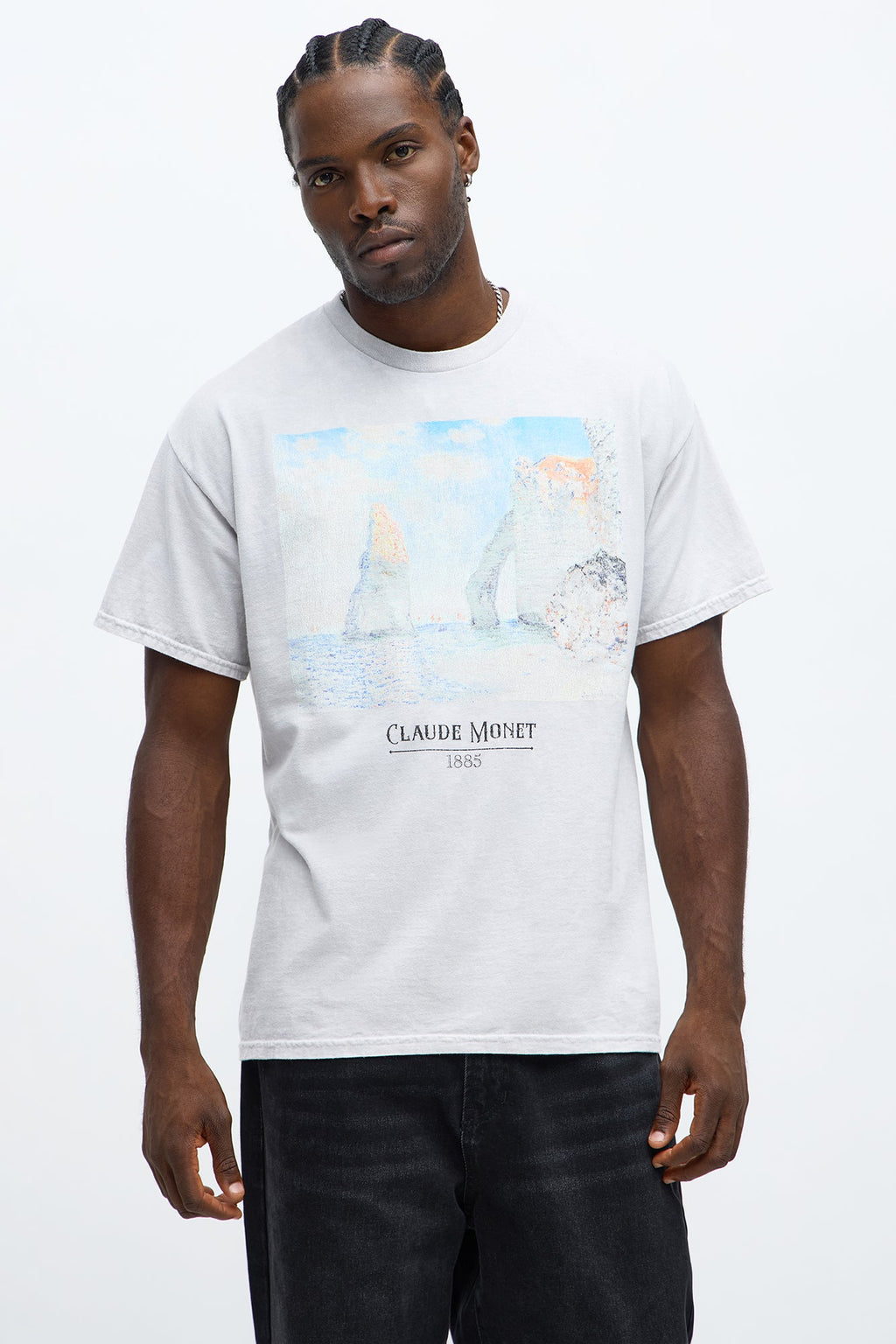 Monet Cliffside Short Sleeve Tee - Grey