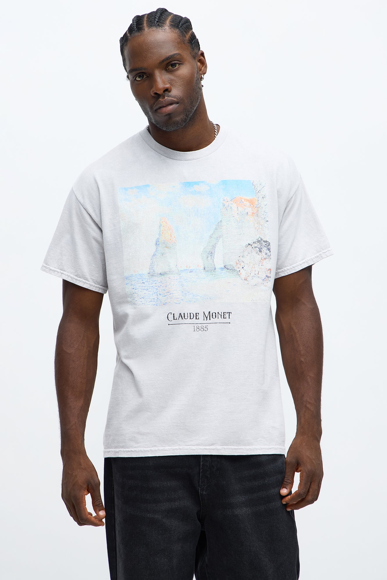 Monet Cliffside Short Sleeve Tee - Grey