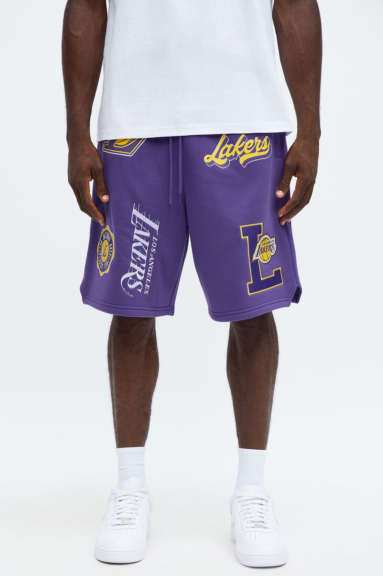 Lakers Basketball Sweatshorts - Purple