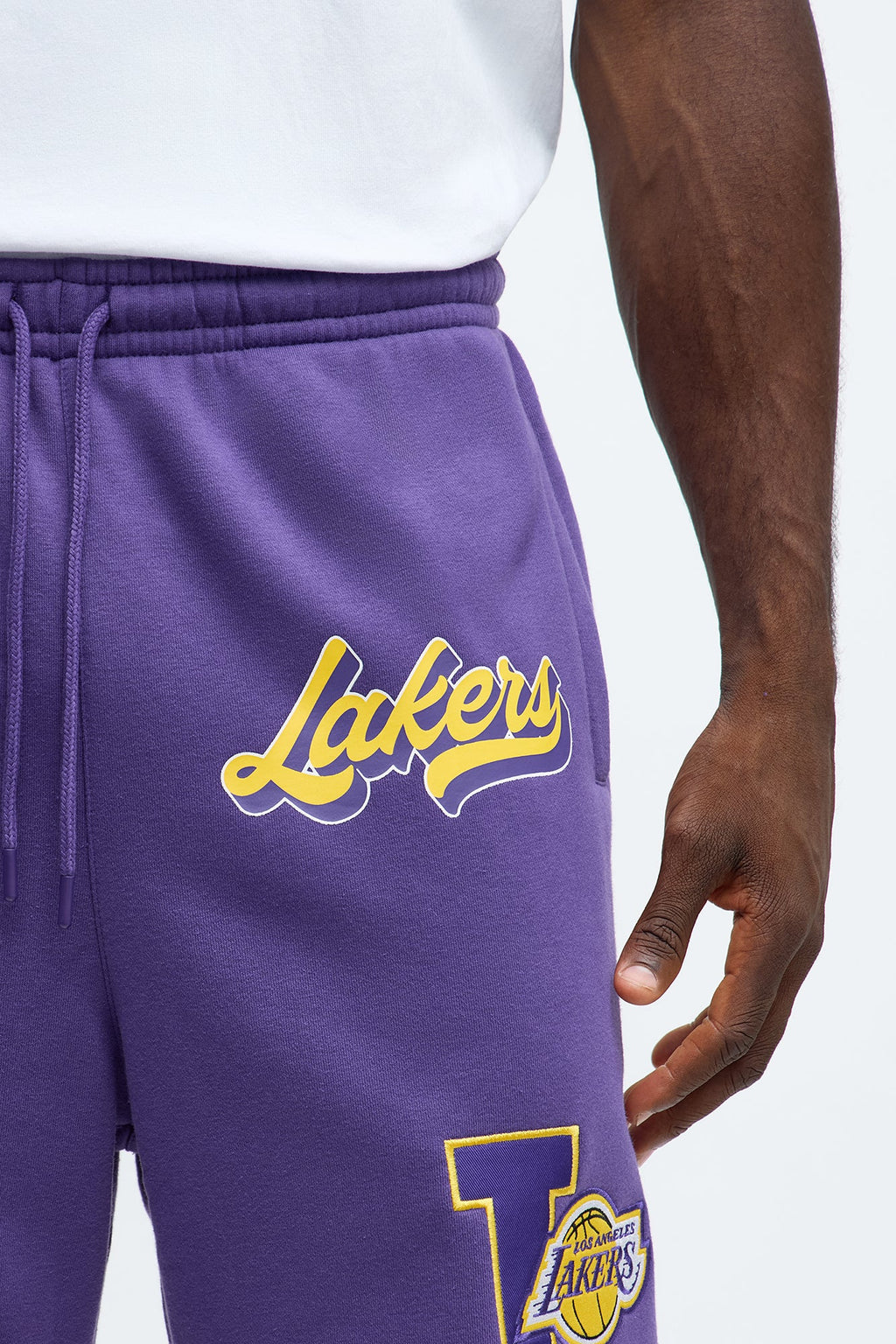 Lakers Basketball Sweatshorts - Purple