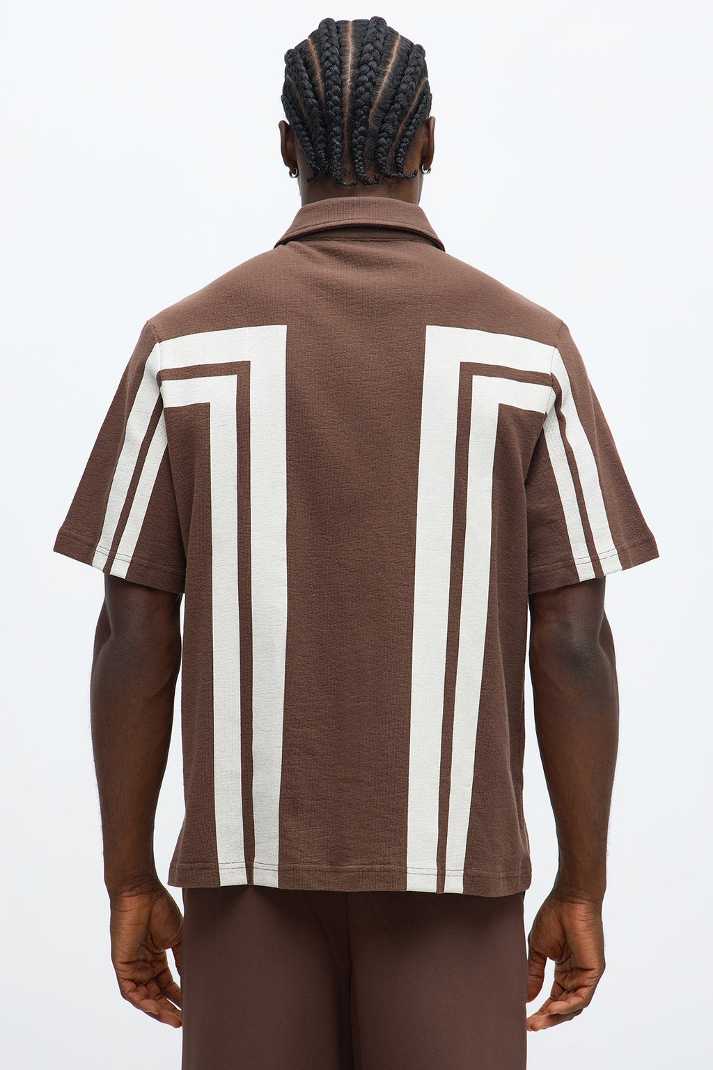 Making Ways Button Up Shirt - Brown