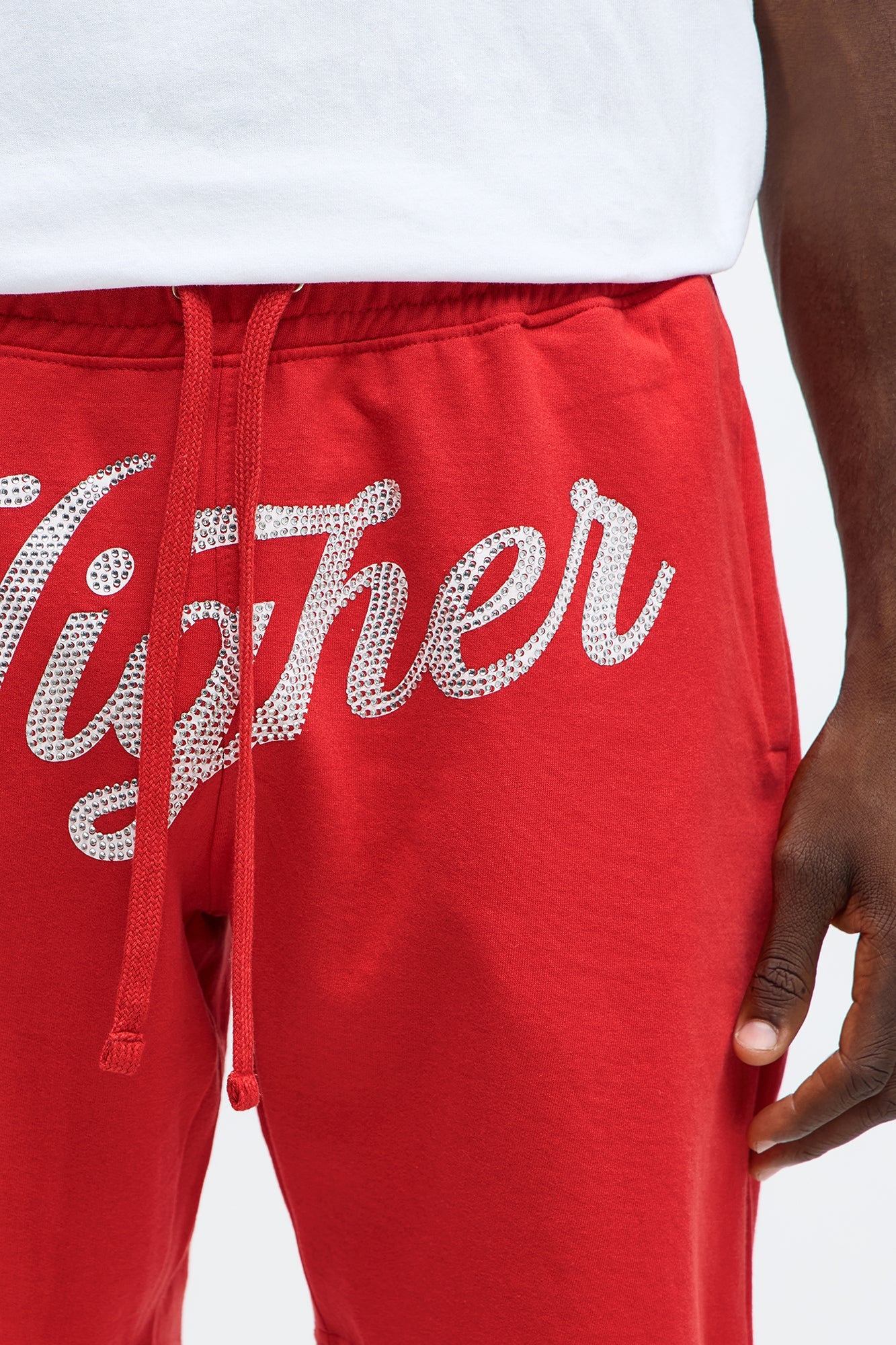 Fly Higher And Grind Sweatshorts - Red