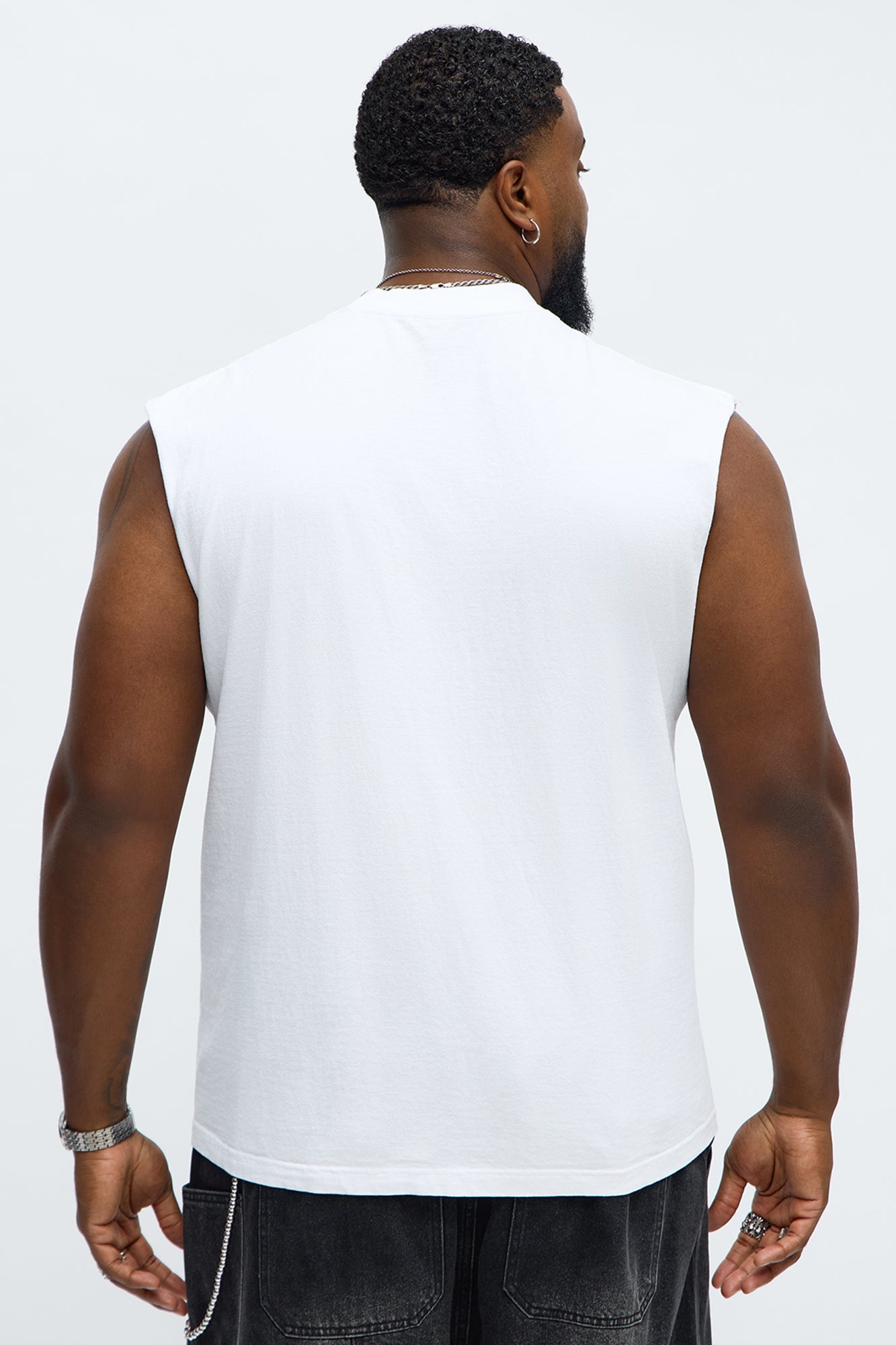 Beware Of The Dawg Muscle Tee - White