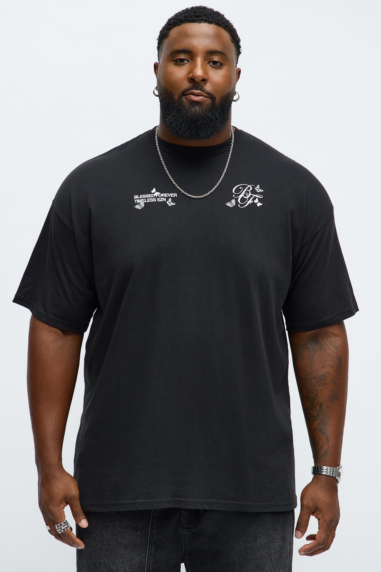 Blessed Forever SZN Short Sleeve Tee - Black