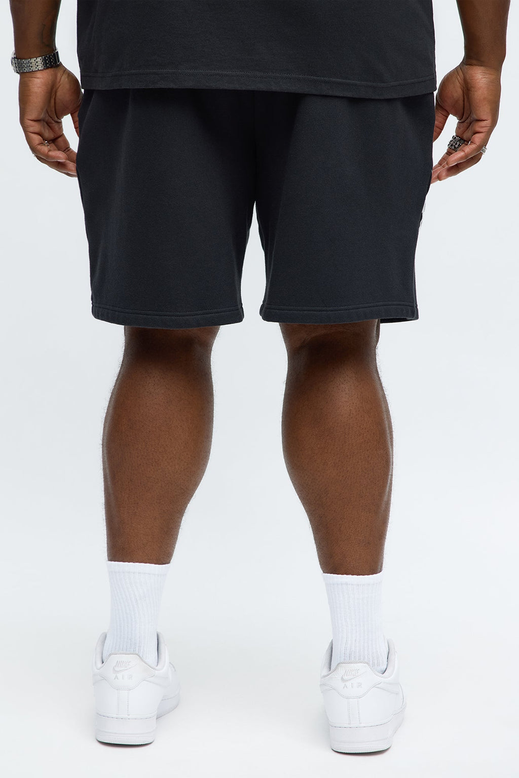 Angel Star 666 Sweatshort - Black