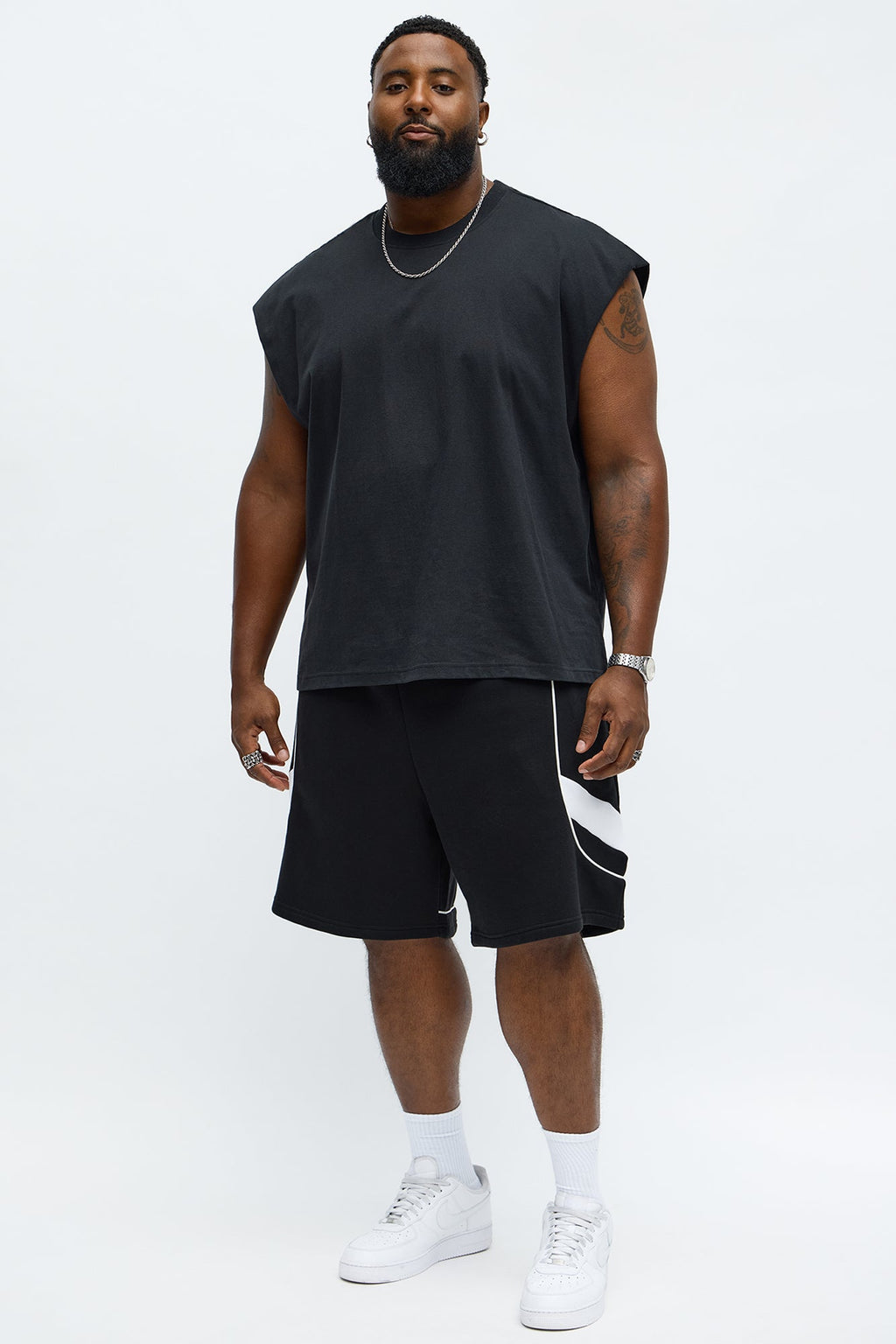 Tyson Relaxed Best Impression Shorts - Black/combo