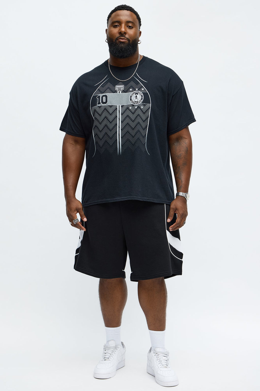 King Captain Short Sleeve Tee - Black