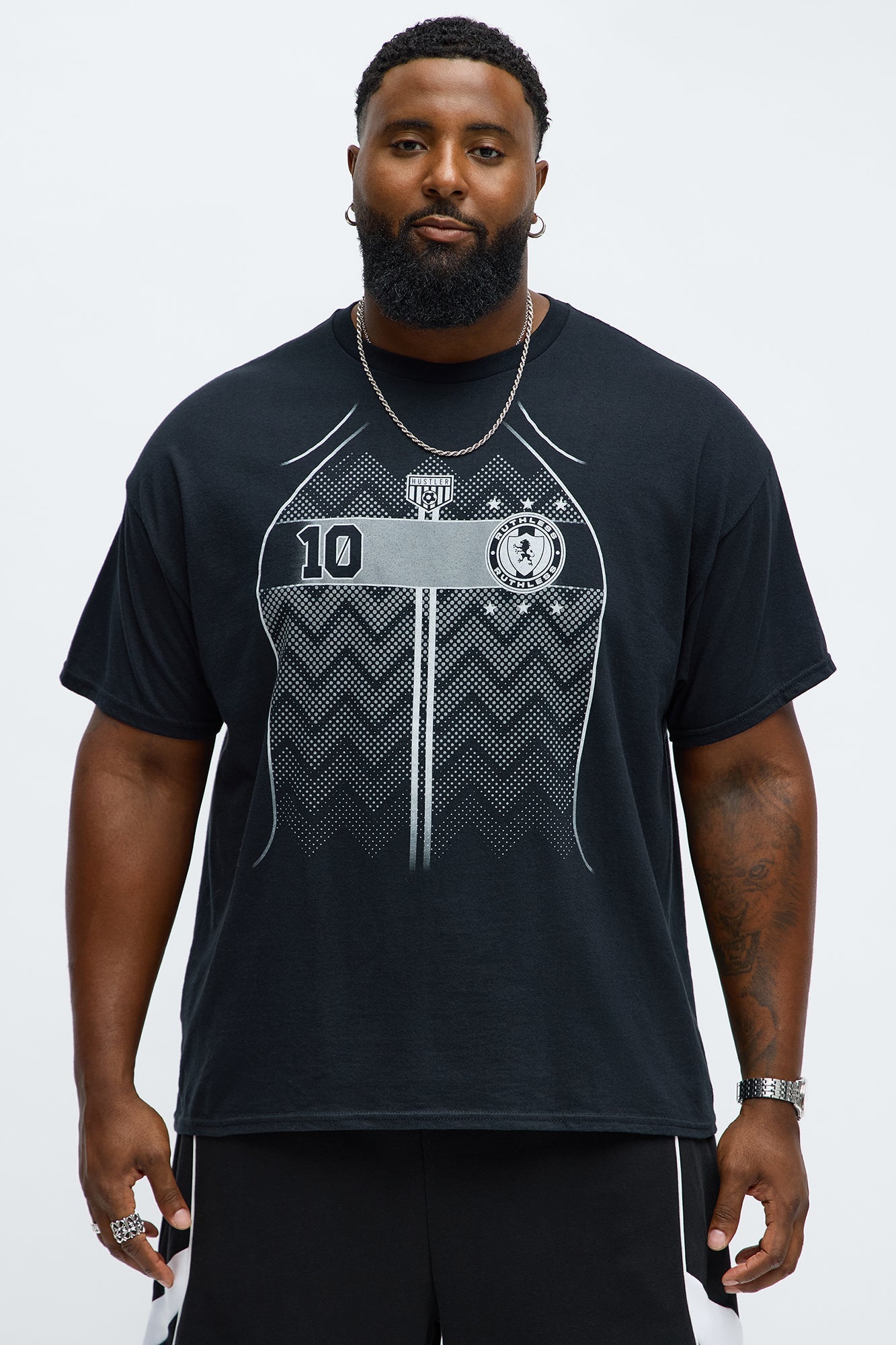 King Captain Short Sleeve Tee - Black