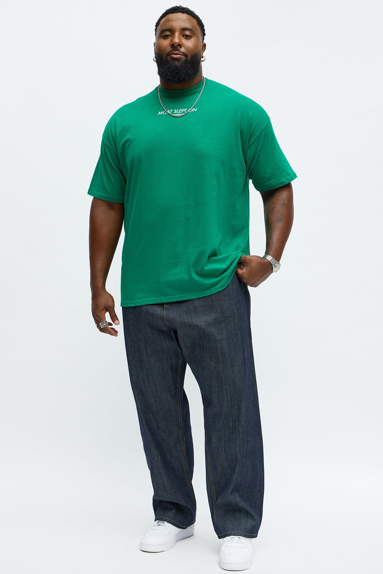 Slept On Short Sleeve Tee - Hunter Green