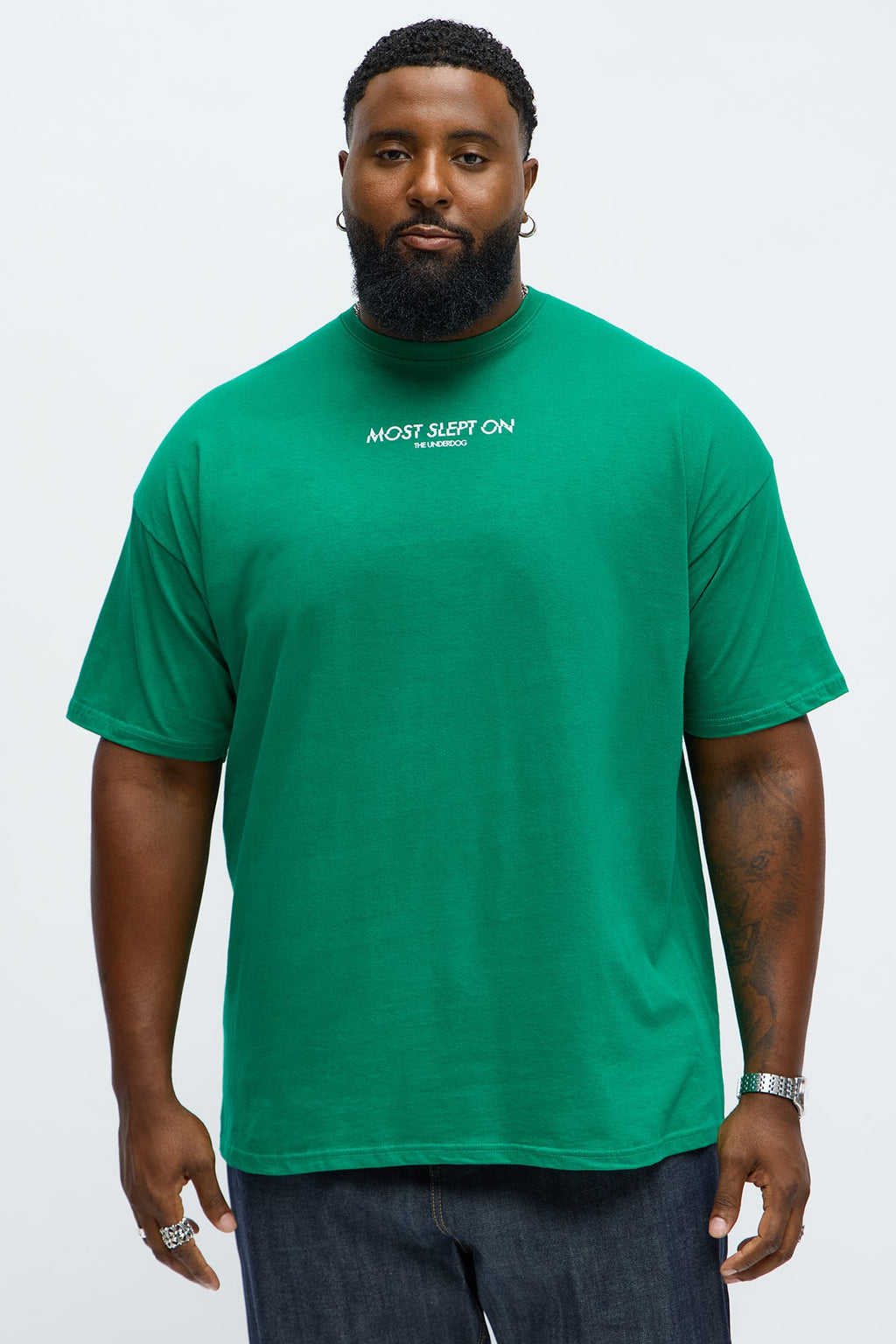 Slept On Short Sleeve Tee - Hunter Green