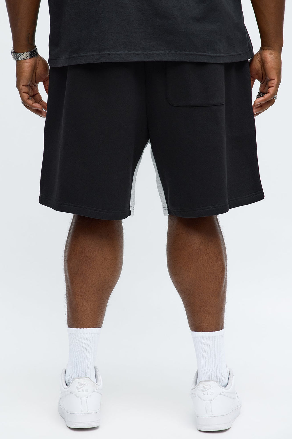 Tyson Relaxed Number 3 Shorts - Black/combo