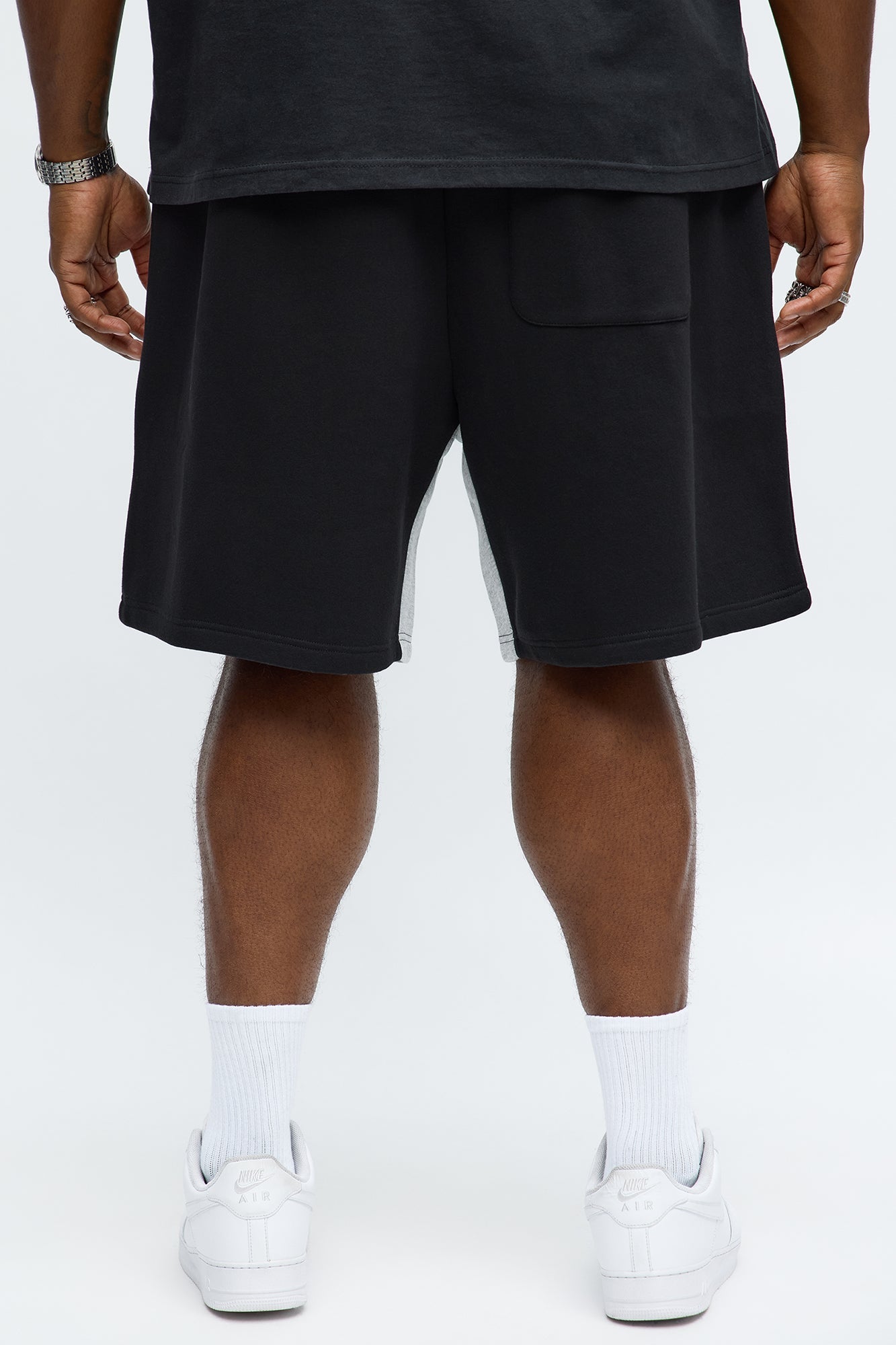 Tyson Relaxed Number 3 Shorts - Black/combo