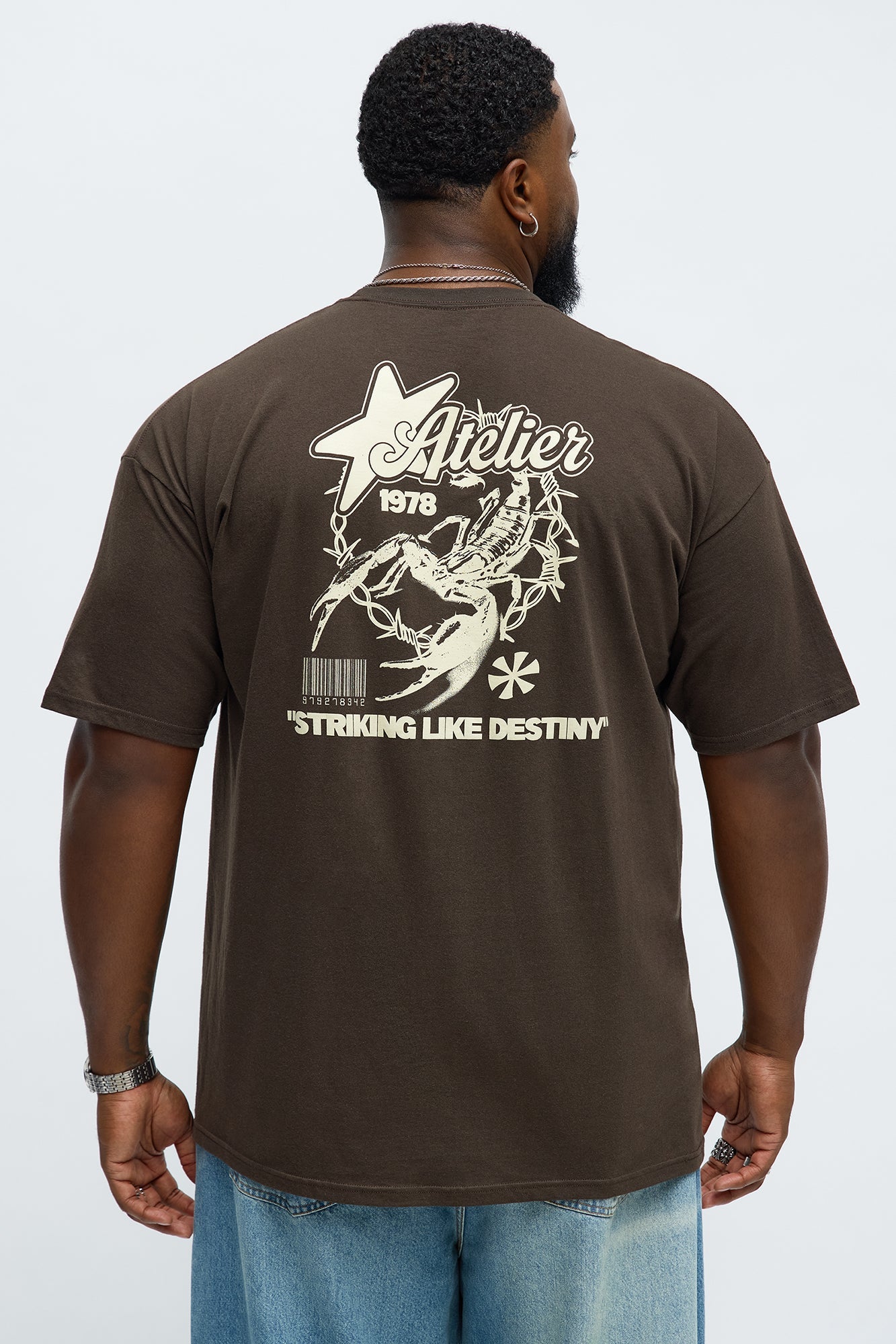 Striking Like Destiny Short Sleeve Tee - Brown