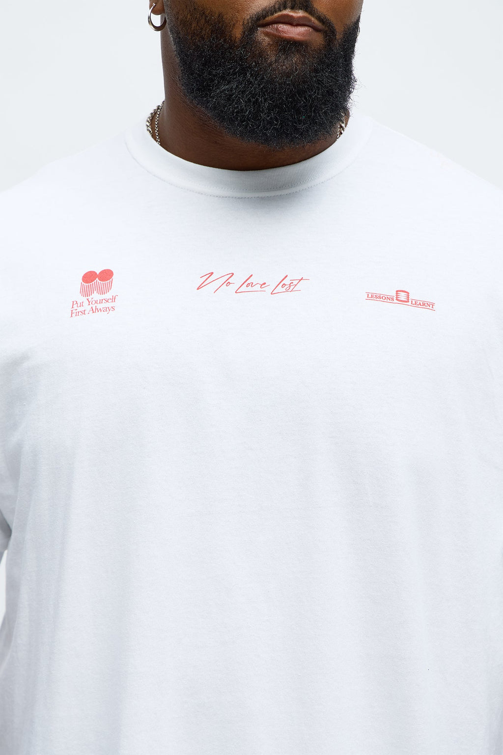 Burning Bridges No Love Short Sleeve Tee - White