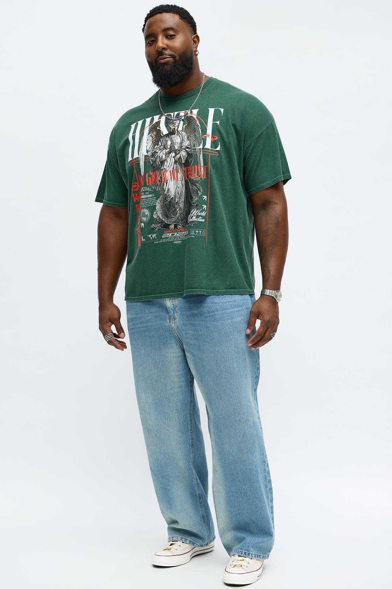 Eternal Hustle Short Sleeve Tee - Hunter Green