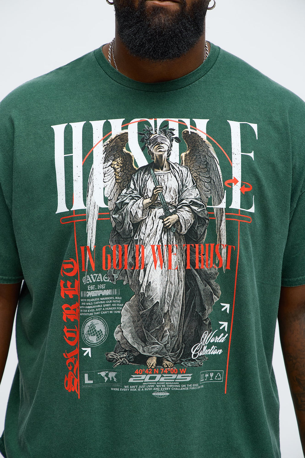 Eternal Hustle Short Sleeve Tee - Hunter Green