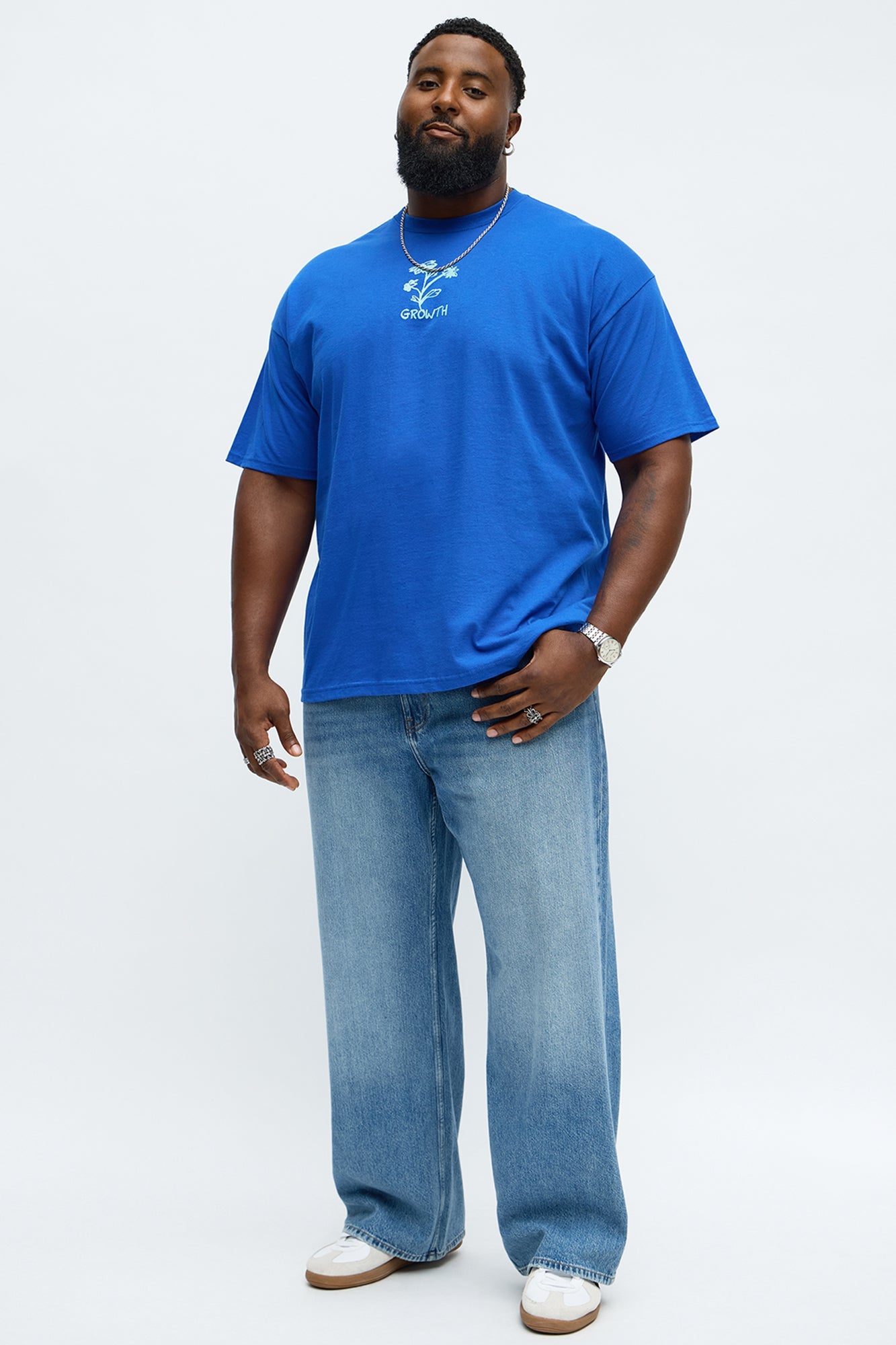 Self Made Growth Short Sleeve Tee - Blue