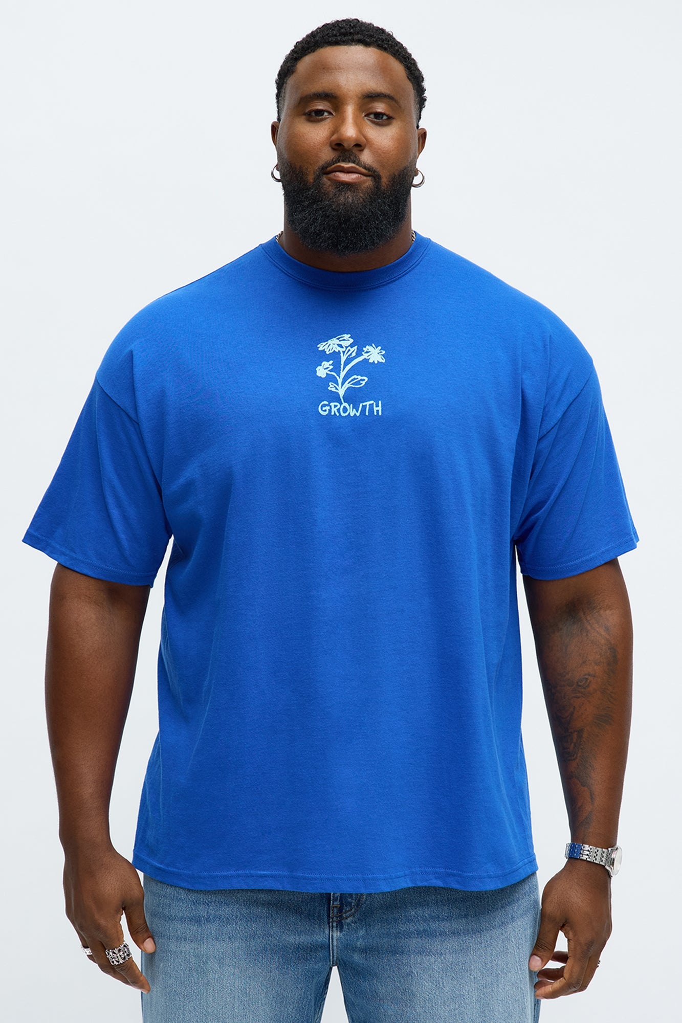 Self Made Growth Short Sleeve Tee - Blue