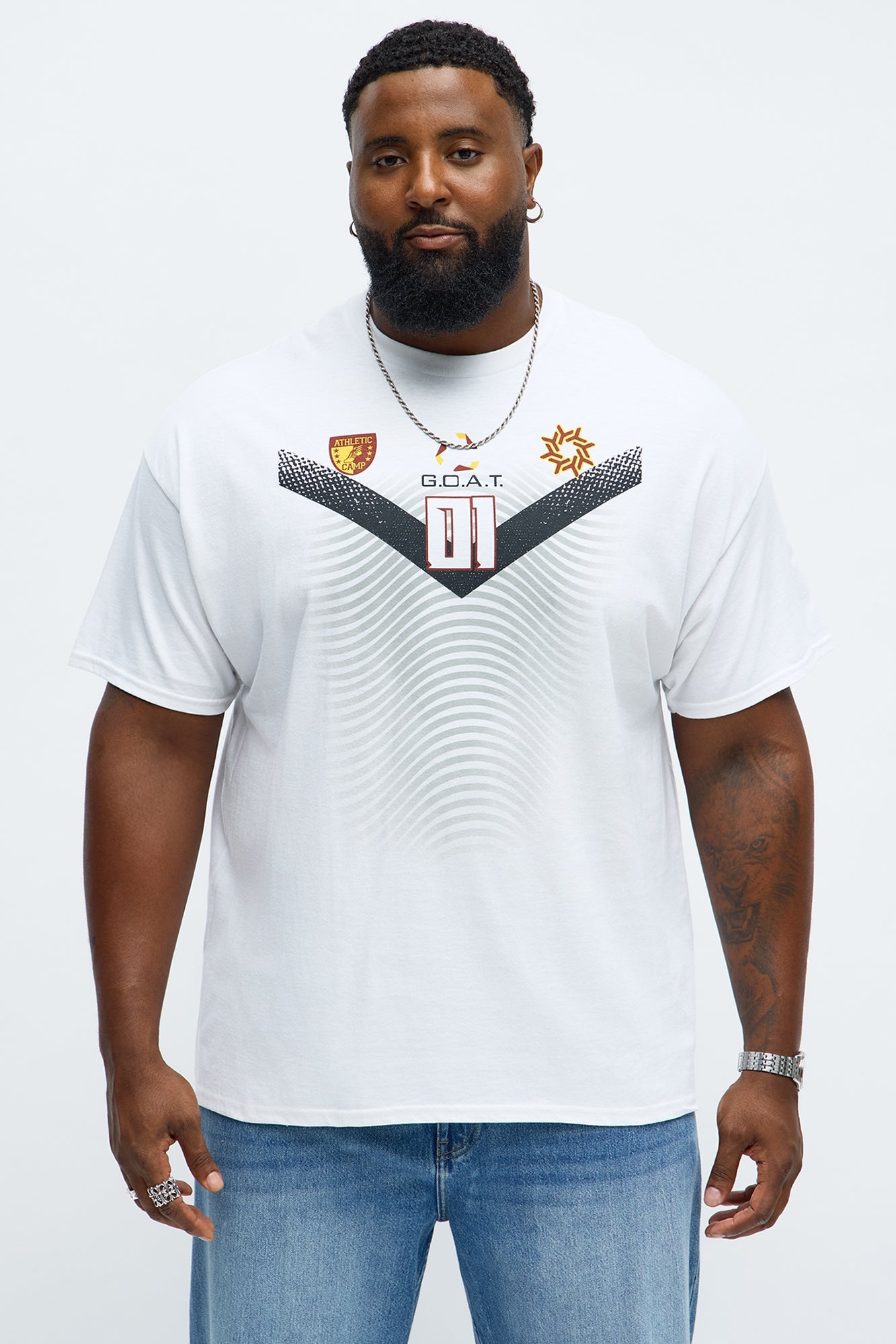 GOAT Soccer Club Short Sleeve Tee - White